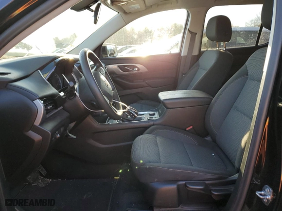2021 Chevrolet Traverse LS with VIN 1GNEVFKW3MJ207176, listed as a Copart auction lot 82544224 with 55,290 mi miles and Salvage Title. Bid and sale history available at carsss.com. Image 7.