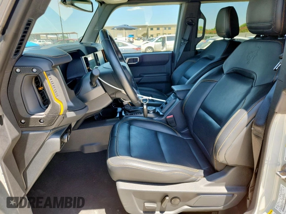 2024 Ford Bronco Badlands with VIN 1FMEE9BP5RLA42032, listed as a Copart auction lot 66133425 with 4,143 mi miles and Salvage title. Bid and sale history available at DreamBid. Image 7.