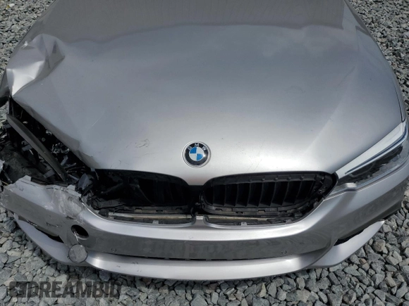 2019 BMW 5 Series M550i xDrive with VIN WBAJB9C53KB464902, listed as a Copart auction lot 54252875 with 45,157 mi miles and Salvage title. Bid and sale history available at DreamBid. Image 11.