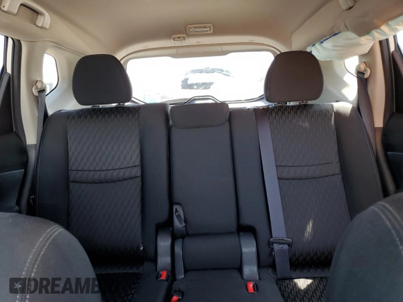 2017 Nissan Rogue SV with VIN KNMAT2MV4HP588324, listed as a Copart auction lot 61448755 with 43,596 mi miles and Salvage title. Bid and sale history available at DreamBid. Image 10.