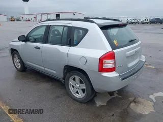 2007 Jeep Compass Sport with VIN 1J8FF47W77D278643, listed as a IAAI auction lot 42161111 with 164,805 mi miles and . Bid and sale history available at carsss.com. Image 3.