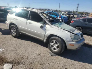 2001 Lexus RX 300 with VIN JTJGF10UX10083652, listed as a Copart auction lot 83531204 with 0 mi miles and Salvage Title. Bid and sale history available at carsss.com. Image 4.