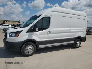 2023 Ford Transit Cargo with VIN 1FTBR2X88PKB38261, listed as a Copart auction lot 70617654 with 1,088 mi miles and Salvage Title. Bid and sale history available at DreamBid. Image 1.