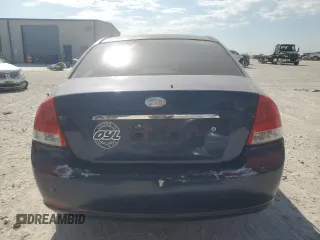 2007 Kia Spectra EX with VIN KNAFE121875467541, listed as a Copart auction lot 76845204 with 185,017 mi miles and Clean Title. Bid and sale history available at carsss.com. Image 6.