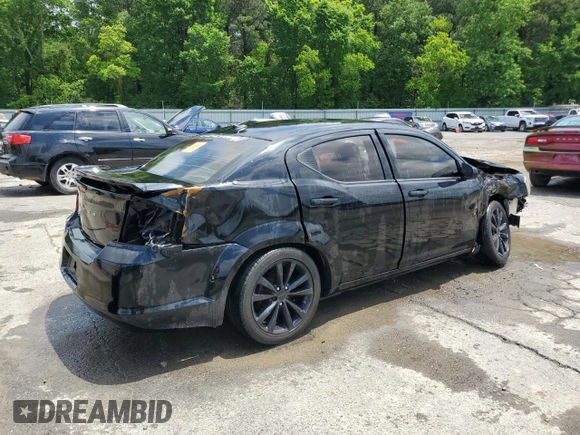 2014 Dodge Avenger SE z VIN 1C3CDZAB9EN154775, wystawiony jako Copart lot #54189515 z przebiegiem 134 627 mil mil oraz Szkoda całkowita • Salvage title. Historia ofert i sprzedaży dostępna na DreamBid. Obrazek 3.
