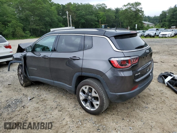 2018 Jeep Compass Limited z VIN 3C4NJDCB6JT436704, wystawiony jako Copart lot #59470265 z przebiegiem 84 581 mil mil oraz Szkoda całkowita • Salvage title. Historia ofert i sprzedaży dostępna na DreamBid. Obrazek 2.