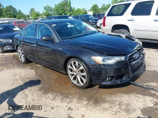 2013 Audi A6 Premium Plus with VIN WAUGGAFC7DN155006, listed as a IAAI auction lot 42535357 with 163,235 mi miles and . Bid and sale history available at DreamBid. Image 1.