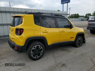 2017 Jeep Renegade Trailhawk with VIN ZACCJBCB8HPE96285, listed as a Copart auction lot 59557855 with 170,837 mi miles and Salvage title. Bid and sale history available at DreamBid. Image 3.