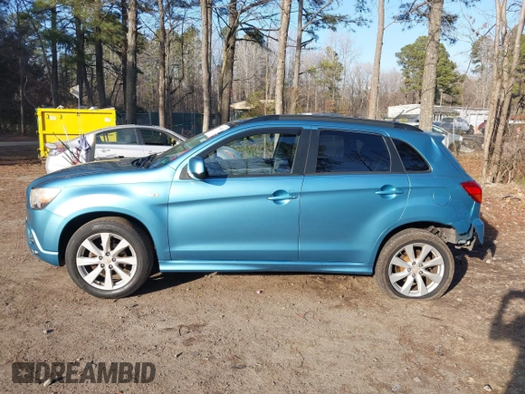 2012 Mitsubishi Outlander Sport SE with VIN JA4AP4AU7CZ005523, listed as a IAAI auction lot 41499056 with 108,342 mi miles. Bid and sale history available at carsss.com. Image 14.
