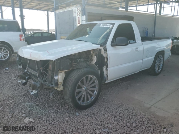 2006 Chevrolet Silverado 1500 LS with VIN 3GCEC14V26G155226, listed as a Copart auction lot 74065404 with 203,097 mi miles and Salvage Title. Bid and sale history available at carsss.com. Image 1.