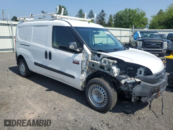 2017 Ram ProMaster City Cargo Tradesman z VIN ZFBERFAB7H6E71317, wystawiony jako Copart lot #59915055 z przebiegiem 93 183 mil mil oraz Szkoda całkowita • Salvage title. Historia ofert i sprzedaży dostępna na DreamBid. Obrazek 4.