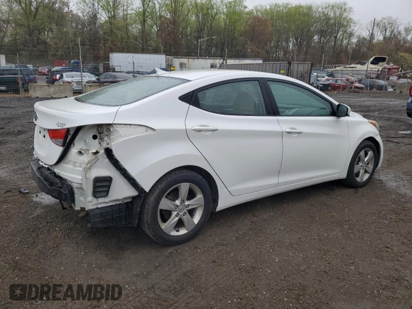 2012 Hyundai Elantra Limited z VIN 5NPDH4AE1CH066866, wystawiony jako Copart lot #51072305 z przebiegiem 133 086 mil mil oraz Szkoda całkowita • Salvage title. Historia ofert i sprzedaży dostępna na DreamBid. Obrazek 3.