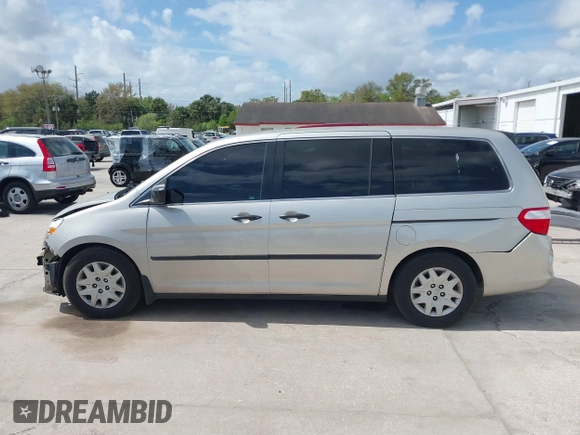 2007 Honda Odyssey LX with VIN 5FNRL38277B507690, listed as a IAAI auction lot 41718540 with 508,172 mi miles. Bid and sale history available at carsss.com. Image 15.