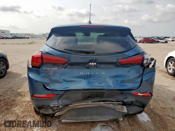 2024 Buick Encore GX Preferred with VIN KL4AMBS22RB069612, listed as a Copart auction lot 59195745 with 7,065 mi miles and Clean title. Bid and sale history available at DreamBid. Image 6.