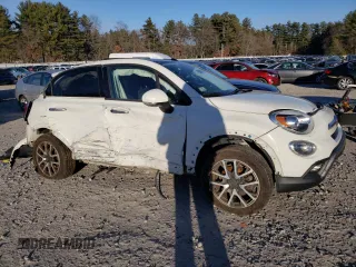 2016 FIAT 500X Trekking Plus with VIN ZFBCFYET9GP381557, listed as a Copart auction lot 87363304 with 92,189 mi miles and Salvage title. Bid and sale history available at DreamBid. Image 4.