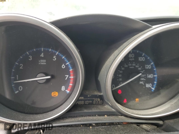 2012 Mazda 3 i Touring with VIN JM1BL1V71C1694546, listed as a Copart auction lot 55103025 with 148,810 mi miles and Salvage title. Bid and sale history available at DreamBid. Image 9.