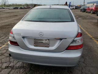 2007 Mercedes-Benz S 550 with VIN WDDNG71XX7A102888, listed as a Copart auction lot 54901285 with 214,792 mi miles and Salvage Title. Bid and sale history available at carsss.com. Image 6.