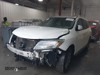 2014 Nissan Pathfinder Platinum with VIN 5N1AR2MM4EC603120, listed as a IAAI auction lot 41295992 with 130,117 mi miles and . Bid and sale history available at DreamBid. Image 2.