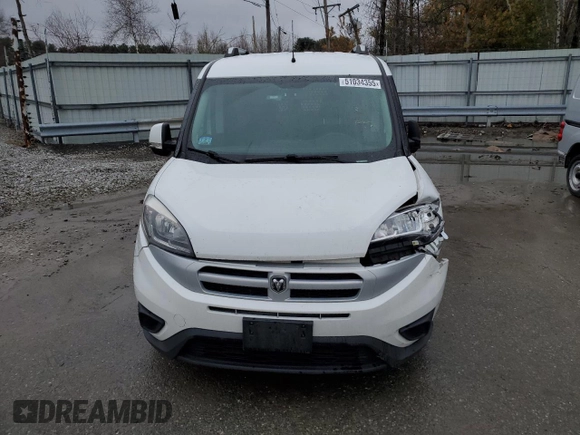 2016 Ram ProMaster City Cargo Tradesman SLT with VIN ZFBERFBT4G6B08446, listed as a Copart auction lot 51034355 with 187,553 mi miles and Salvage title. Bid and sale history available at DreamBid. Image 5.