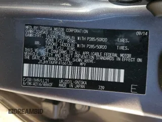 2015 Lexus LX 570 with VIN JTJHY7AX9F4166130, listed as a Copart auction lot 43653595 with 105,108 mi miles and Salvage Title. Bid and sale history available at DreamBid. Image 13.