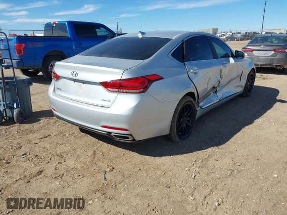 2015 Hyundai Genesis 3.8L z VIN KMHGN4JE4FU068090, wystawiony jako IAAI lot #41649107 z przebiegiem 119 396 mil mil oraz . Historia ofert i sprzedaży dostępna na DreamBid. Obrazek 4.