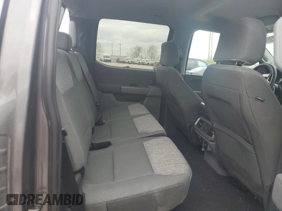 2023 Ford F-150 XL with VIN 1FTEW1EP8PKF20042, listed as a Copart auction lot 55163335 with 26,870 mi miles and Salvage title. Bid and sale history available at DreamBid. Image 10.