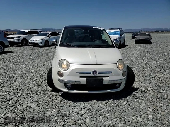 2012 FIAT 500 Lounge with VIN 3C3CFFCR5CT122857, listed as a Copart auction lot 64419545 with 97,605 mi miles and Salvage title. Bid and sale history available at DreamBid. Image 13.
