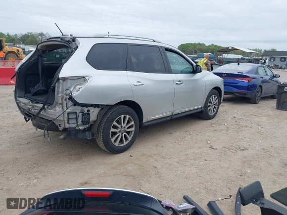 2015 Nissan Pathfinder SL с VIN 5N1AR2MM4FC652352, выставлен на аукционе IAAI как лот 42081523 с пробегом 102 687 миль миль и . История ставок и продаж доступна на DreamBid. Изображение 4.