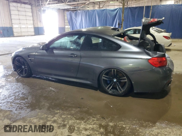 2015 BMW M4 with VIN WBS3R9C52FK334812, listed as a Copart auction lot 41716564 with 91,838 mi miles. Bid and sale history available at carsss.com. Image 2.