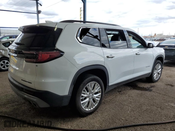 2024 GMC Acadia AWD Elevation z VIN 1GKENNKS6RJ199473, wystawiony jako Copart lot #53813095 z przebiegiem 21 566 mil mil oraz Szkody całkowita. Historia ofert i sprzedaży dostępna na DreamBid. Obrazek 3.