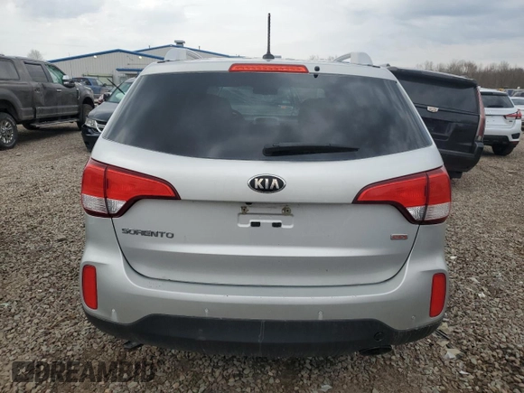 2014 Kia Sorento LX with VIN 5XYKTCA62EG506628, listed as a Copart auction lot 52895625 with 133,674 mi miles and Salvage Title. Bid and sale history available at carsss.com. Image 6.