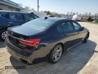 2018 BMW 7 Series ALPINA B7 xDrive with VIN WBA7F2C51JG423899, listed as a Copart auction lot 48872304 with 0 mi miles and Salvage Title. Bid and sale history available at carsss.com. Image 3.
