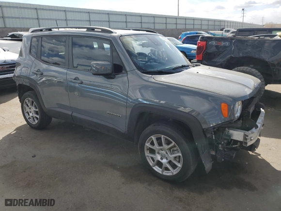 2021 Jeep Renegade 80th Anniversary with VIN ZACNJDBB4MPN24578, listed as a Copart auction lot 45059845 with 16,498 mi miles and Salvage Title. Bid and sale history available at carsss.com. Image 4.