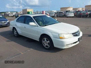2003 Acura TL with VIN 19UUA56693A076744, listed as a IAAI auction lot 41678085 with 185,588 mi miles. Bid and sale history available at carsss.com. Image 1.