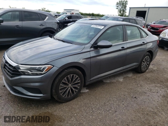 2021 Volkswagen Jetta S with VIN 3VWC57BU8MM015000, listed as a Copart auction lot 52862914 with 72,391 mi miles and Salvage title. Bid and sale history available at DreamBid. Image 1.