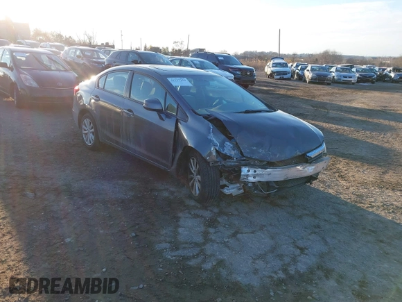 2012 Honda Civic EX-L with VIN 2HGFB2F9XCH587038, listed as a IAAI auction lot 41337259 with 114,520 mi miles and . Bid and sale history available at DreamBid. Image 1.