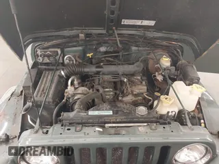 1999 Jeep Wrangler Sport with VIN 1J4FY19S0XP496555, listed as a IAAI auction lot 42110414 with 125,500 mi miles. Bid and sale history available at carsss.com. Image 10.