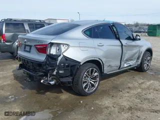 2019 BMW X6 xDrive35i with VIN 5UXKU2C52K0Z63984, listed as a IAAI auction lot 41612265 with 65,634 mi miles. Bid and sale history available at carsss.com. Image 4.