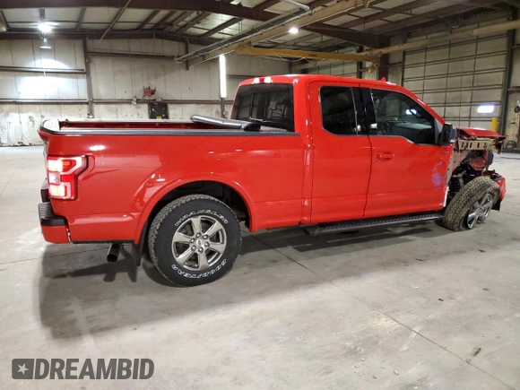 2018 Ford F-150 XL with VIN 1FTEX1EP6JKD14643, listed as a Copart auction lot 51656545 with 91,149 mi miles and Salvage Title. Bid and sale history available at carsss.com. Image 3.