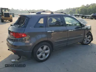 2009 Acura RDX Technology with VIN 5J8TB18589A002925, listed as a Copart auction lot 62224635 with Not provided miles and Salvage title. Bid and sale history available at DreamBid. Image 3.