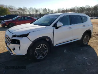 2021 Hyundai Santa Fe Hybrid Limited with VIN KM8S5DA12MU006370, listed as a Copart auction lot 47204685 with 53,537 mi miles and Salvage Title. Bid and sale history available at carsss.com. Image 1.