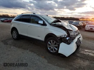 2007 Lincoln MKX with VIN 2LMDU68C27BJ05087, listed as a Copart auction lot 50074655 with 0 mi miles and Salvage Title. Bid and sale history available at carsss.com. Image 4.