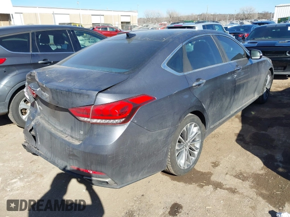 2015 Hyundai Genesis 3.8L z VIN KMHGN4JE1FU089897, wystawiony jako IAAI lot #41687367 z przebiegiem 110 974 mil mil oraz . Historia ofert i sprzedaży dostępna na DreamBid. Obrazek 4.