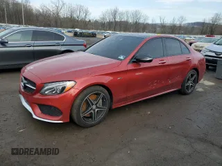 2016 Mercedes-Benz C 450 AMG z VIN 55SWF6EBXGU138130, wystawiony jako Copart lot #52935515 z przebiegiem 118 839 mil mil oraz Szkoda całkowita • Salvage title. Historia ofert i sprzedaży dostępna na DreamBid. Obrazek 1.