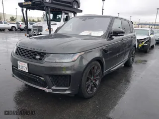 2020 Land Rover Range Rover Sport HST with VIN SALWS2RU6LA883695, listed as a IAAI auction lot 41532047 with 55,329 mi miles. Bid and sale history available at carsss.com. Image 18.