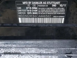 2012 Mercedes-Benz S 550 z VIN WDDNG9EB6CA446562, wystawiony jako Copart lot #57227275 z przebiegiem 124 347 mil mil oraz Czysty tytuł • Clean title. Historia ofert i sprzedaży dostępna na DreamBid. Obrazek 12.