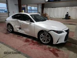 2021 Lexus IS with VIN JTHC81F20M5047119, listed as a Copart auction lot 87602185 with 16,575 mi miles and Salvage Title. Bid and sale history available at carsss.com. Image 4.