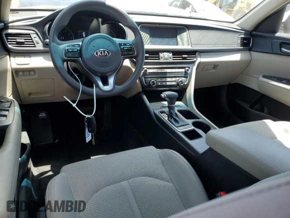 2018 Kia Optima LX with VIN 5XXGT4L32JG261357, listed as a Copart auction lot 64586425 with 18,502 mi miles and Salvage title. Bid and sale history available at DreamBid. Image 8.