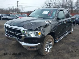 2019 Ram 1500 Big Horn with VIN 1C6SRFFT6KN623770, listed as a IAAI auction lot 41887518 with 46,917 mi miles and . Bid and sale history available at DreamBid. Image 6.