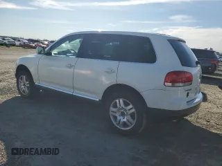 2004 Volkswagen Touareg z VIN WVGCM77L04D040938, wystawiony jako Copart lot #45434315 z przebiegiem 140 769 mil mil oraz Czysty tytuł • Clean title. Historia ofert i sprzedaży dostępna na DreamBid. Obrazek 2.